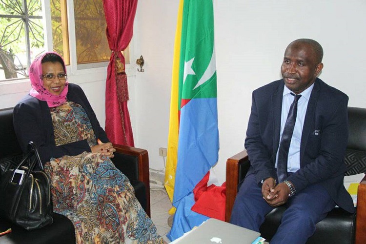 image Politique / Hawa Ahmed à Moroni pour s’enquérir de l’évolution de la situation